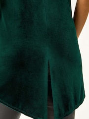 Roman Velvet Layered Cross-Over Top - Imagen 5 de 5