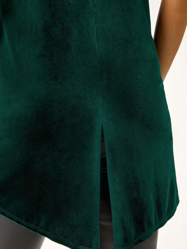 Roman Velvet Layered Cross-Over Top - Imagen 5 de 5