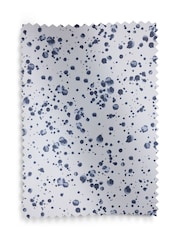 Blue Ready Made Blackout Kitchen Roller Speckle Print Blinds - Image 7 of 7