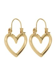 Luv Aj Gold Tone Core Mini Heartbreaker Hoops - Image 1 of 4