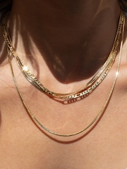 Luv Aj Gold Tone Cecilia Chain Necklace - Image 4 of 4