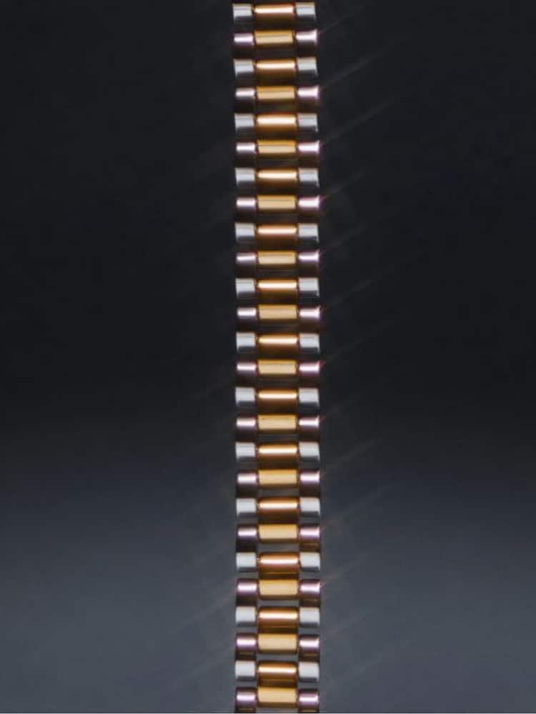 Luv Aj Gold Two-Toned Timepiece Bracelet - Image 3 of 4