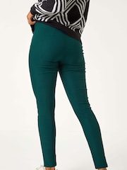 Roman Blue Fleece Lined Stretch Bengaline Trousers - Image 4 of 6