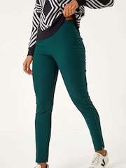 Roman Blue Fleece Lined Stretch Bengaline Trousers - Image 5 of 6