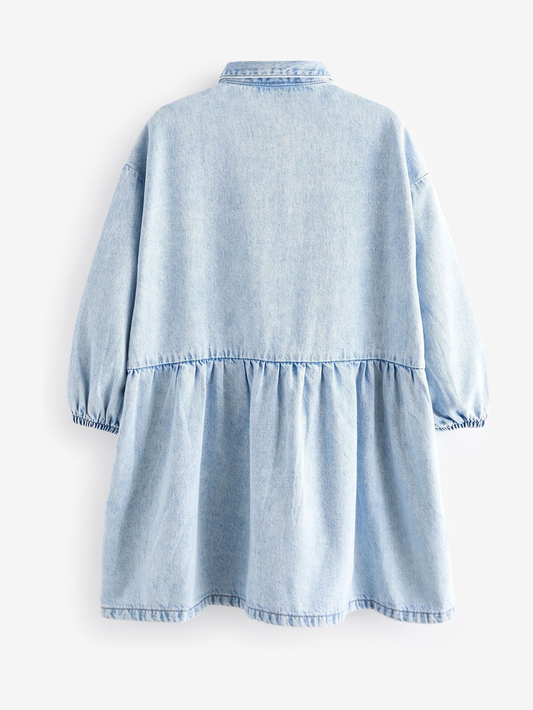 finger in the nose denim dress Finger In The Nose Blue Denim Olga Dress Ladida