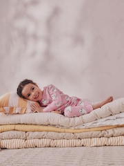 Pink Boo! Ghost Halloween Snuggle Pyjamas (9mths-12yrs) - Image 3 of 5