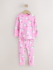 Pink Boo! Ghost Halloween Snuggle Pyjamas (9mths-12yrs) - Image 6 of 9