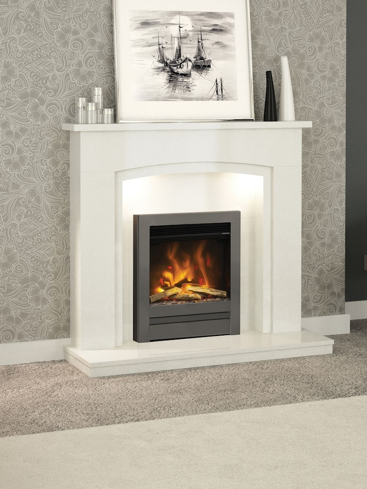 Be Modern Black Nickel Pryzm Edge 16inch Inset Electric Fireplace - Image 1 of 6