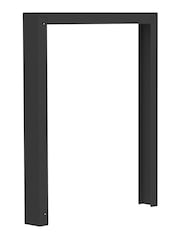 Be Modern Black Nickel Pryzm Edge 16inch Inset Electric Fireplace - Image 5 of 6