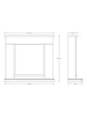 Be Modern Soft White Elsham Complete Electric Fireplace - Image 6 of 6