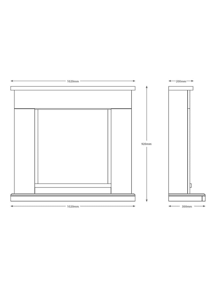 Be Modern Soft White Elsham Complete Electric Fireplace - Image 6 of 6
