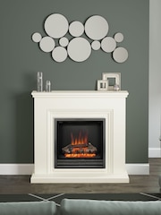 Be Modern Soft White Stanton Complete Electric Fireplace - Image 1 of 3