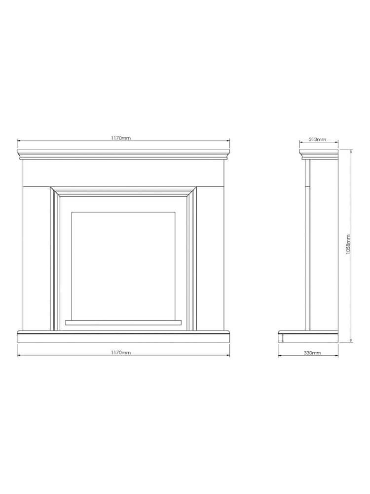 Be Modern Soft White Stanton Complete Electric Fireplace - Image 3 of 3 Be Modern Soft White Stanton Complete Electric Fireplace - Image 3 of 3
