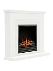 Be Modern Soft White Stanton Complete Electric Fireplace - Image 5 of 5