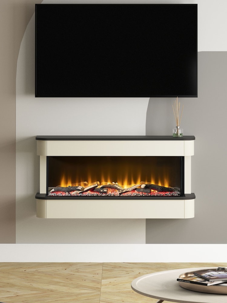 Be Modern Midnight Mist Juliette Wall Mounted Electric Fire - Image 1 of 6