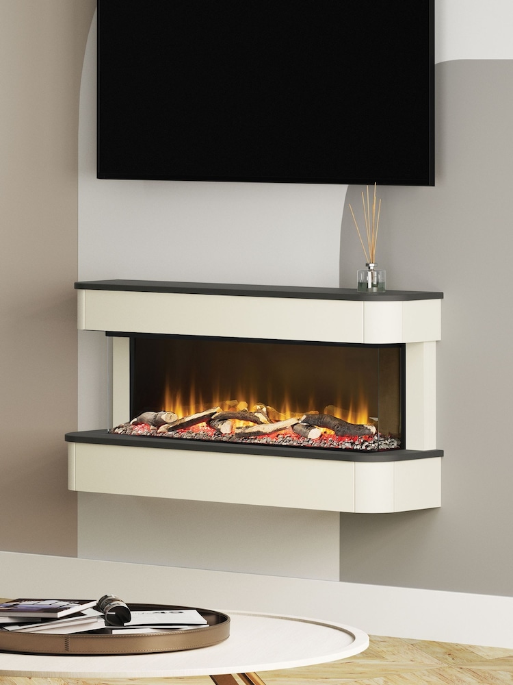 Be Modern Midnight Mist Juliette Wall Mounted Electric Fire - Image 2 of 6