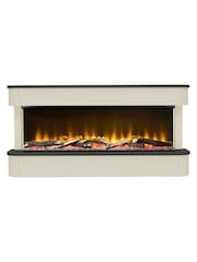Be Modern Midnight Mist Juliette Wall Mounted Electric Fire - Image 5 of 6