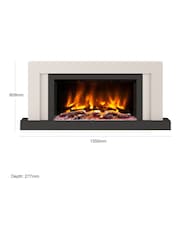 Be Modern Cashmere Vardo Wall Mounted 53inch Electric Fireplace - Image 3 of 5