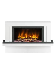 Be Modern Ice White Vardo Complete 53inch Electric Fireplace - Image 2 of 5