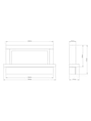 Be Modern Cashmere Vardo Complete 57inch Electric Fireplace - Image 6 of 6
