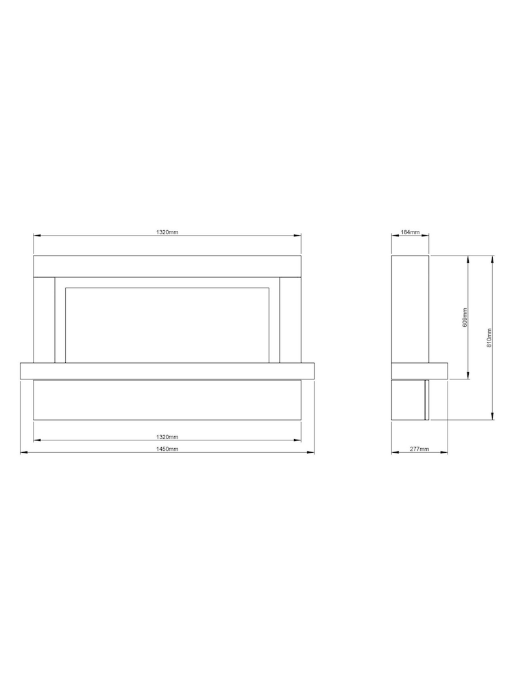 Be Modern Cashmere Vardo Complete 57inch Electric Fireplace - Image 6 of 6