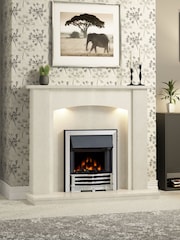 Be Modern Black Aspen Inset Electric Fireplace with Spacer Frame - Image 1 of 4