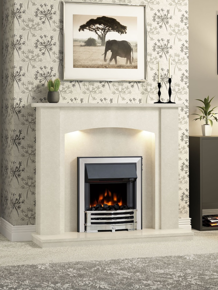 Be Modern Black Aspen Inset Electric Fireplace with Spacer Frame - Image 1 of 4