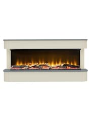 Be Modern Monument Grey Juliette Wall Mounted Electric Fire - Image 5 of 6