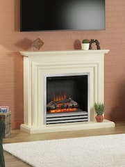 Be Modern Ivory Carina Complete Electric Fireplace - Image 1 of 5