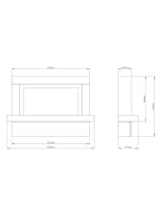 Be Modern Cashmere Vardo Complete 47inch Electric Fireplace - Image 6 of 6