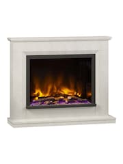 Be Modern Manila Micro Marble Alesso Complete Electric Fireplace - Image 2 of 5