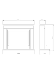 Be Modern Manila Micro Marble Alesso Complete Electric Fireplace - Image 5 of 5