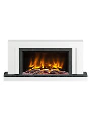 Be Modern Ice White Vardo Wall Mounted 53inch Electric Fireplace - Image 2 of 5