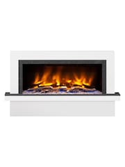 Be Modern Ice White Vardo Complete 57inch Electric Fireplace - Image 2 of 5