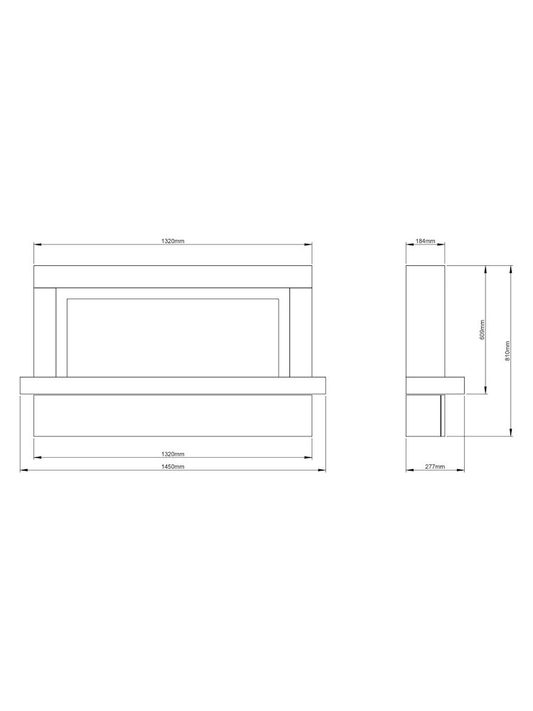 Be Modern Ice White Vardo Complete 57inch Electric Fireplace - Image 5 of 5