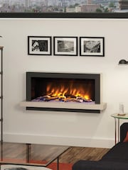 Be Modern Matt Cashmere Huxton Wall Mounted 51inch Electric Fireplace - Image 1 of 6
