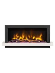 Be Modern Matt Cashmere Huxton Wall Mounted 51inch Electric Fireplace - Image 2 of 6