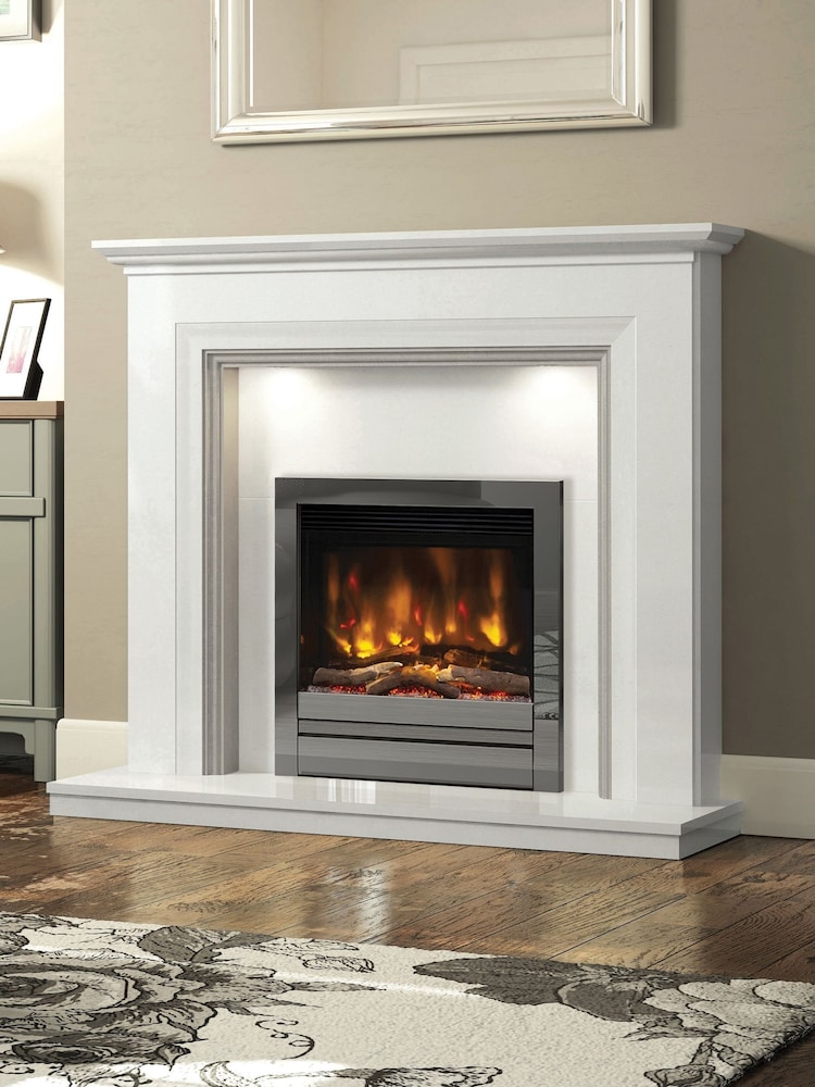 Be Modern Black Nickel Pryzm Edge 22inch Inset Electric Fireplace - Image 1 of 5 Be Modern Black Nickel Pryzm Edge 22inch Inset Electric Fireplace - Image 1 of 5
