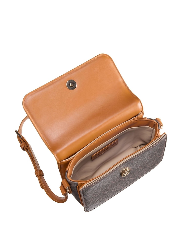 Valentino Bags Brown Lady Re Crossbody Flap Bag - Image 6 of 6