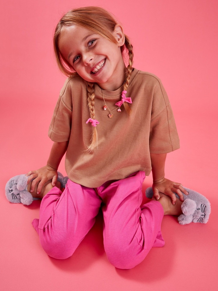 Angels By Accessorize Grey Girls Faux Fur Bunny Ballerina Slippers - Image 1 of 3
