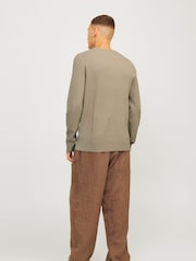 JACK & JONES Grey Perfect Knit Sweatshirt - Image 3 of 4