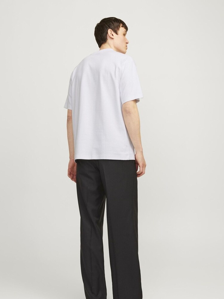 JACK & JONES White Chad Branding T-Shirt - Image 2 of 4