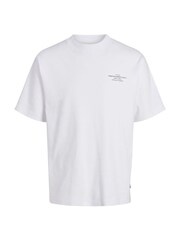 JACK & JONES White Chad Branding T-Shirt - Image 4 of 4