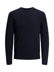 JACK & JONES Blue Perfect Knit Sweatshirt - Image 5 of 5