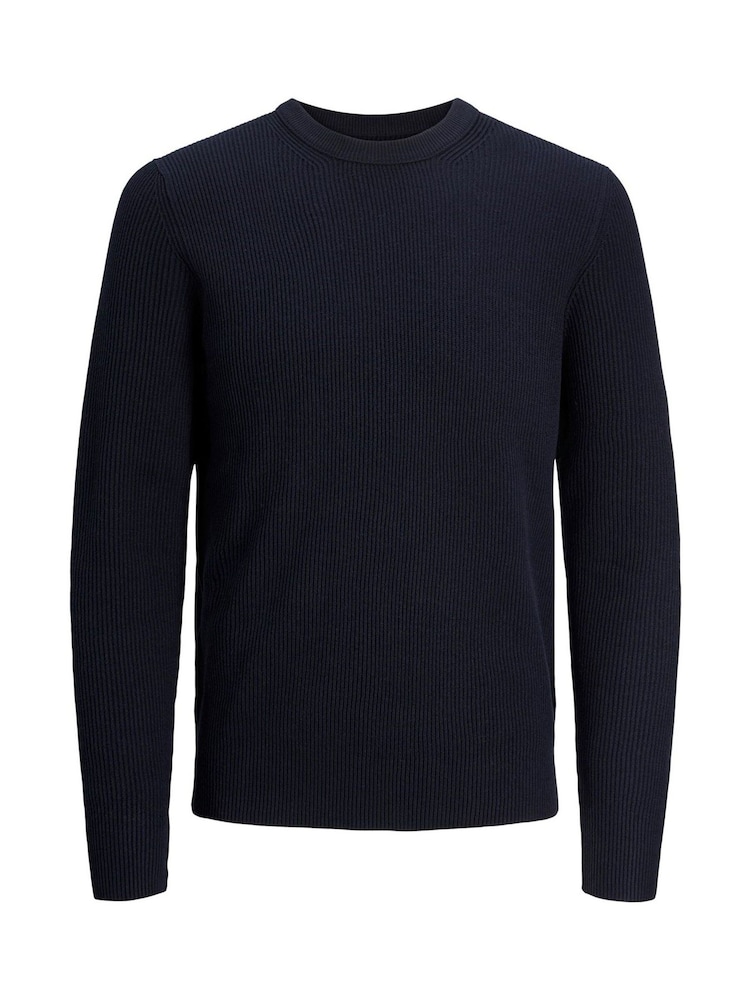 JACK & JONES Blue Perfect Knit Sweatshirt - Image 5 of 5