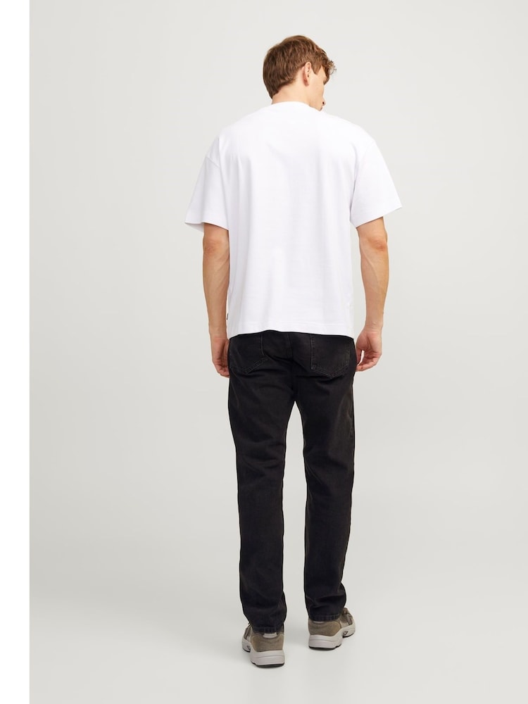 JACK & JONES Black Chris Original 32' Leg Jeans - Image 2 of 4