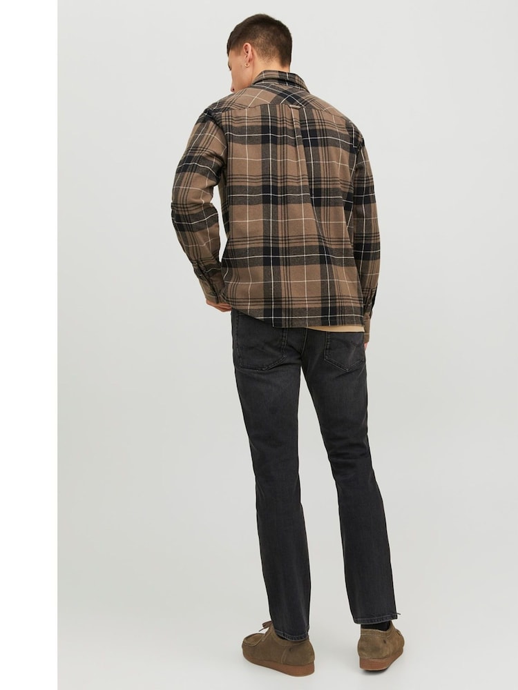 JACK & JONES Black Mike Original 30' Short Leg Jeans - Image 2 of 5