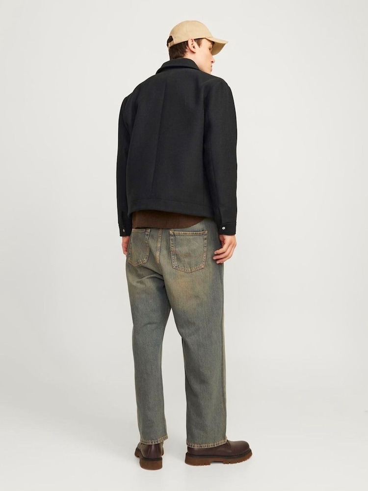 JACK & JONES Black Russell Wool Jacket - Image 2 of 4