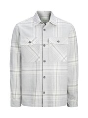 JACK & JONES Grey Check Raymond Long Sleeve 100% Cotton Shirt - Image 5 of 5