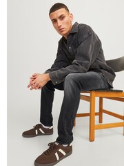 JACK & JONES Black Glenn Fox 34' Long Leg Jeans - Image 3 of 5